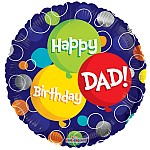 Birthday Dad bubbles Balloon