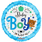 Baby Boy Bear Balloon