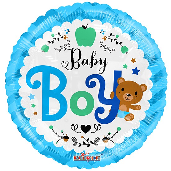 Baby Boy Bear Balloon