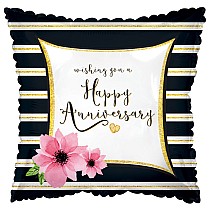 Anniversary Stripes Balloon