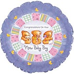 Congratulations New Baby Boy Balloon