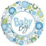 Baby Boy Blue & Green Balloon