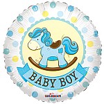 Baby Boy Rocking Horse Balloon