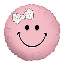 Pink Smile Balloon