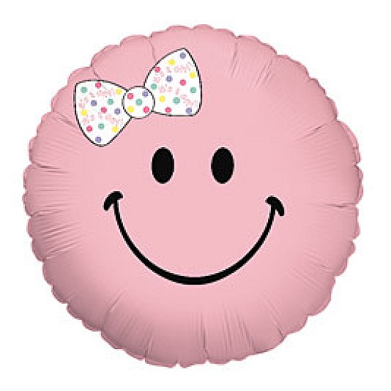 Pink Smile Balloon