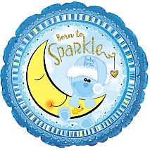 Born To Sparkle Baby Boy Balloon