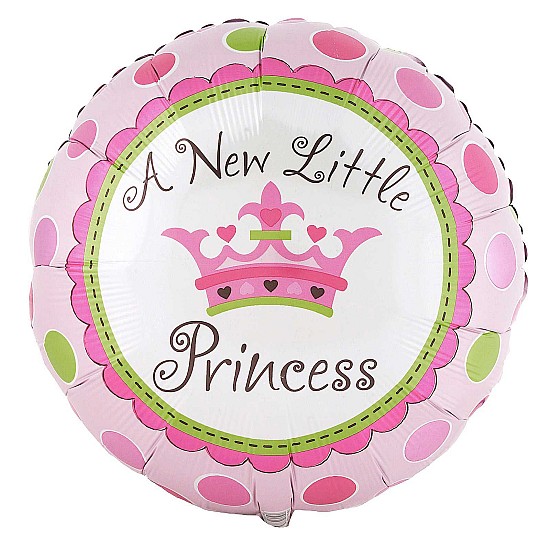 18-inch-A-New-Little-Princess-Baby-Shower-Foil-Balloon-Baby-girl-delivery-amman-jordan