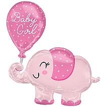 Super Shape Baby Girl Elephant Balloon -79 cm