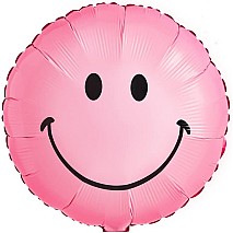 Pink Smile Face Balloon