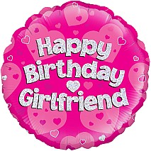 Happy Birthday Girlfriend Balloon