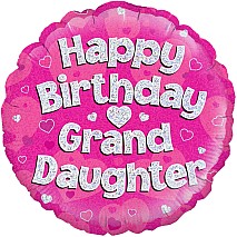 Happy Birthday Granddaughter Balloon