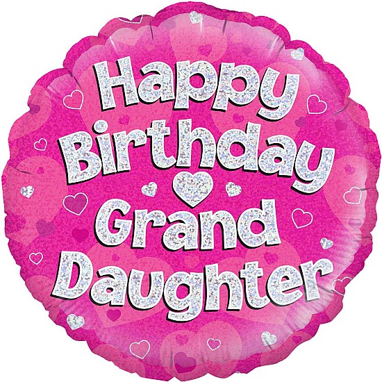 18-inches-Happy-Birthday-Granddaughter-Foil-balloon-online-gift-shop-delivery-amman-jordan