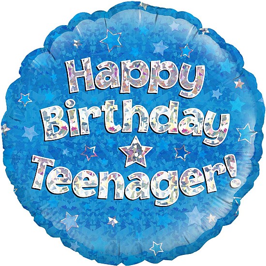 18-inches-Happy-Birthday-teenager-blue-Foil-balloon-online-gift-shop-delivery-amman-jordan