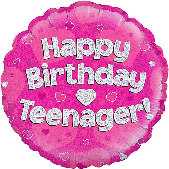 18-inches-Happy-Birthday-teenager-pink-Foil-balloon-online-gift-shop-delivery-amman-jordan