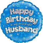 Happy Birthday Husband Balloon