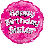 Happy Birthday Sister Balloon