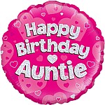 Happy Birthday Auntie Balloon