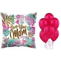 Love You Mom Jungle Balloon Bundle