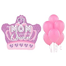 Mom Queen Balloon Bundle