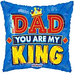 Dad King Balloon