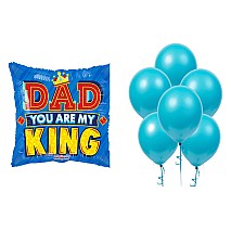 Dad King Balloon Bundle