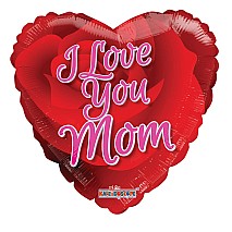 I Love You Mom Rose Balloon