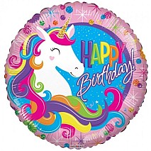 Birthday Classic Unicorn Balloon