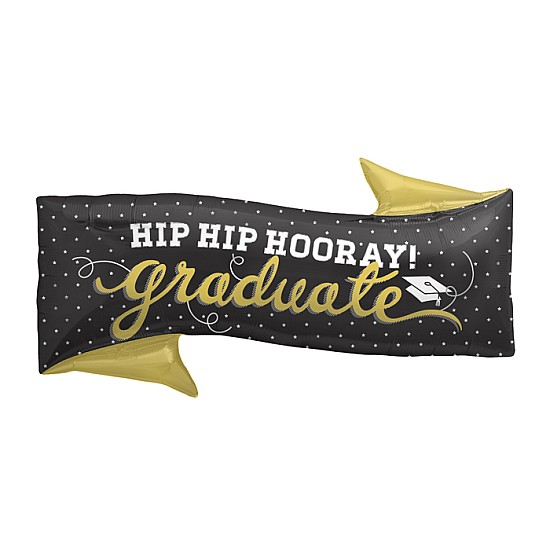 Hip Hip Hooray Grad Balloon