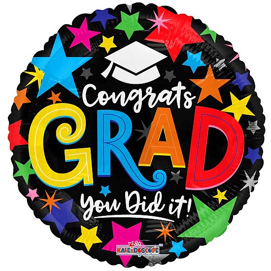 18-inches-Congrats-Grad-Stars-Foil-balloon-delivery-amman-jordan