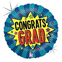 Congrats Grad Burst Balloon