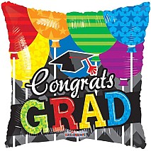 Congrats Grad Square Balloon