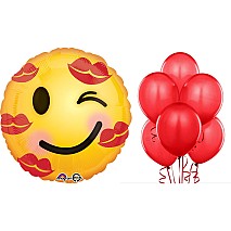 Kiss Emoticon Balloon Bundle