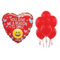 You Give Me a Reason To Smile Balloon Bundle
