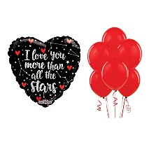 I Love You More than the Stars Balloon Bundle