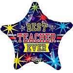 Best Teacher Ever Star Balloon