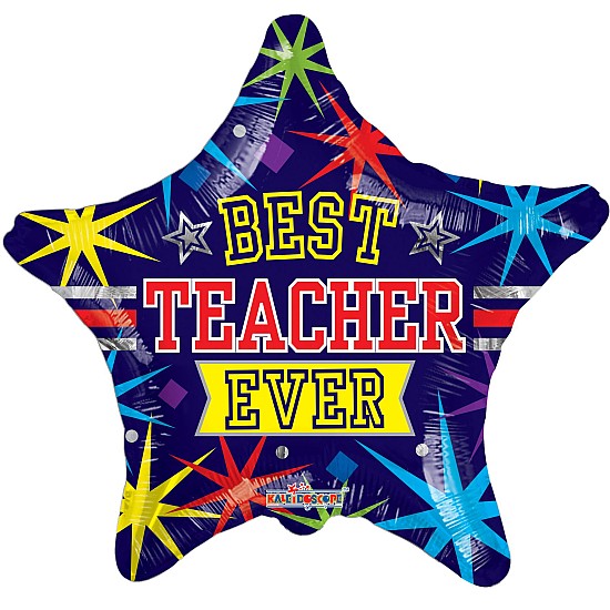 Best Teacher Ever Star Balloon