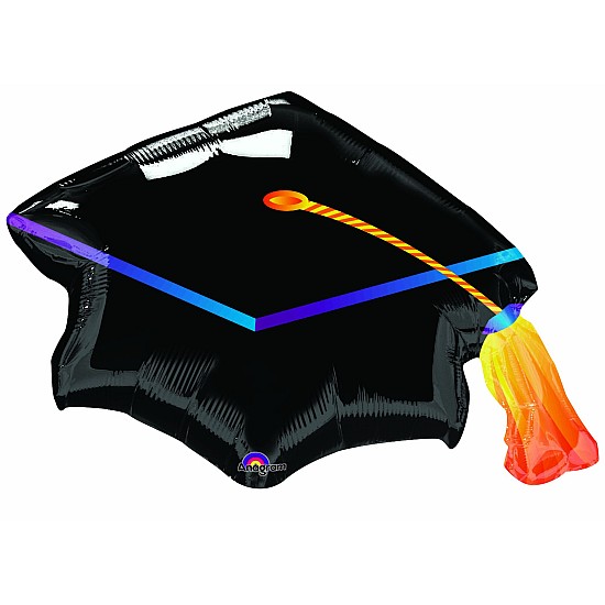 Black Graduation Cap - 79cm