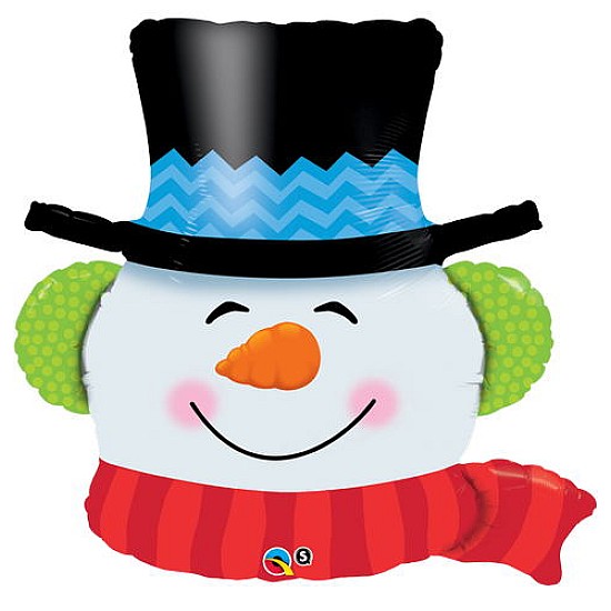 Snowman Face  Balloon 91 cm