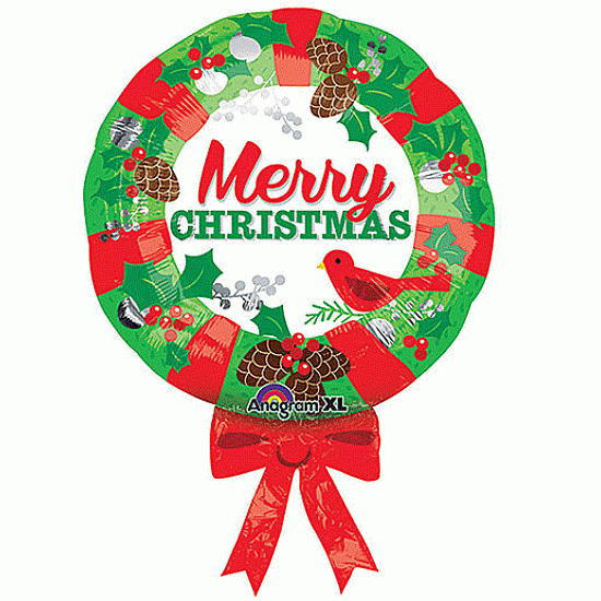 Christmas Wreath  Balloon -71 cm