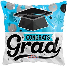 Blue Grad Balloon