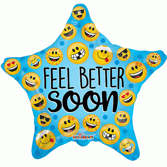 Feel Better Many Smiles Balloon