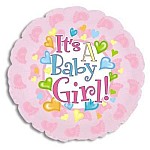 It's A Baby Girl Feet Balloon