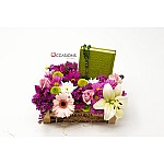 Quran & Rosary Flower Box - Green