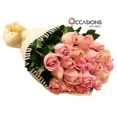 Pink Roses Bunch