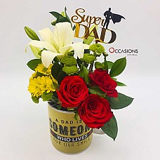 Dad Mug Flowers Arrangement