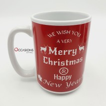 Merry Christmas Reindeers Mug