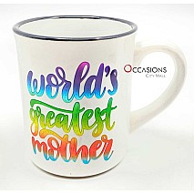 World's Greatest Mother Colored Mug