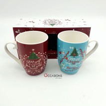 Christmas Mugs Set