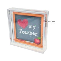 Love My Teacher Frame (10.5×10.5 cm)