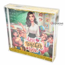 Best Teacher Classroom Frame (10.5×10.5 cm)